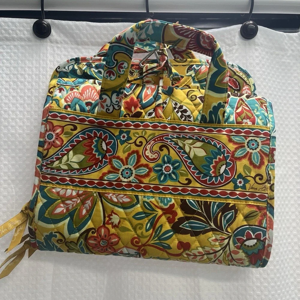 Vera Bradley Keep It Up Provençal Cosmetics Jewelry Hanging Organizer